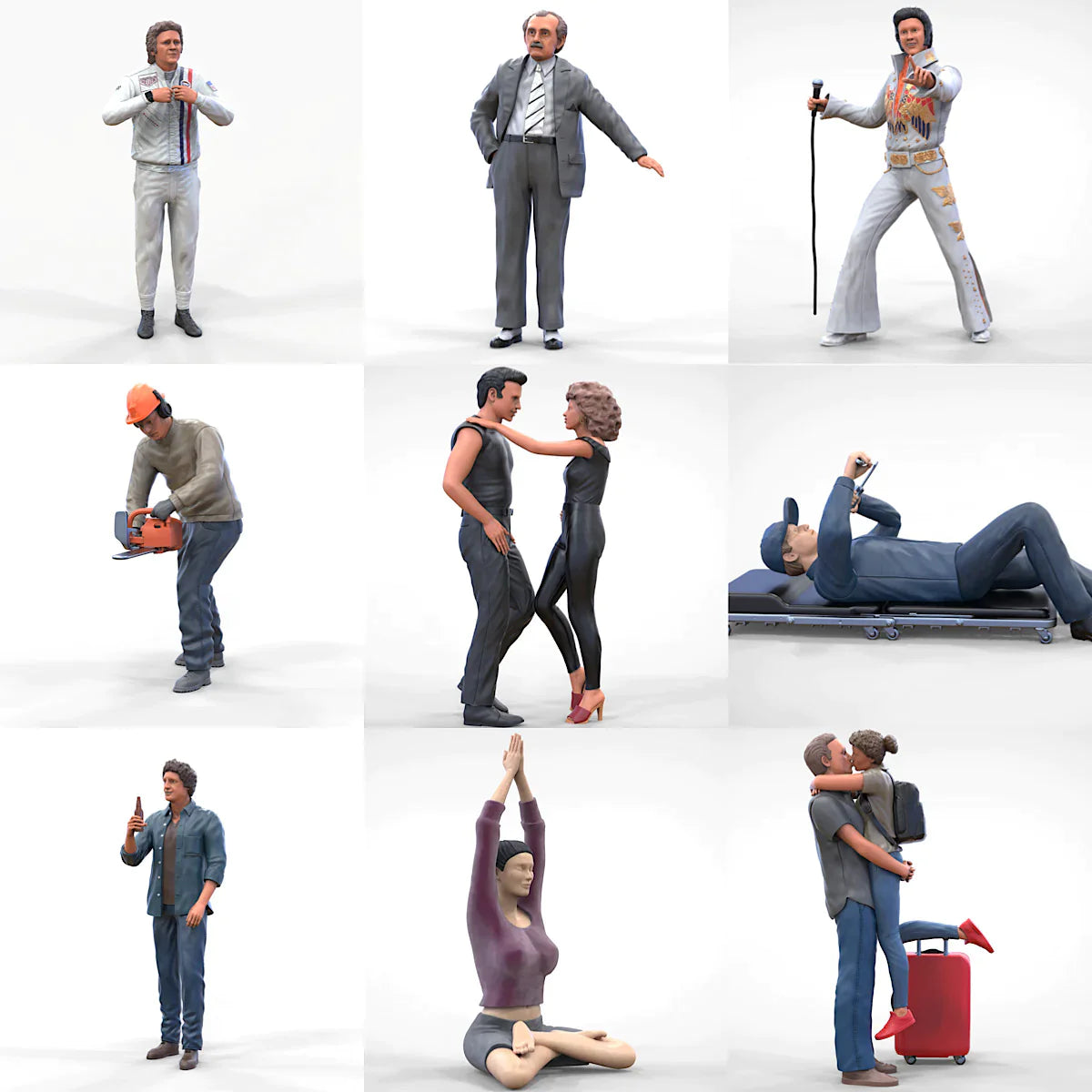 Imagen de categoría: ¡Figuras en miniatura H0 para tu ferrocarril modelo!