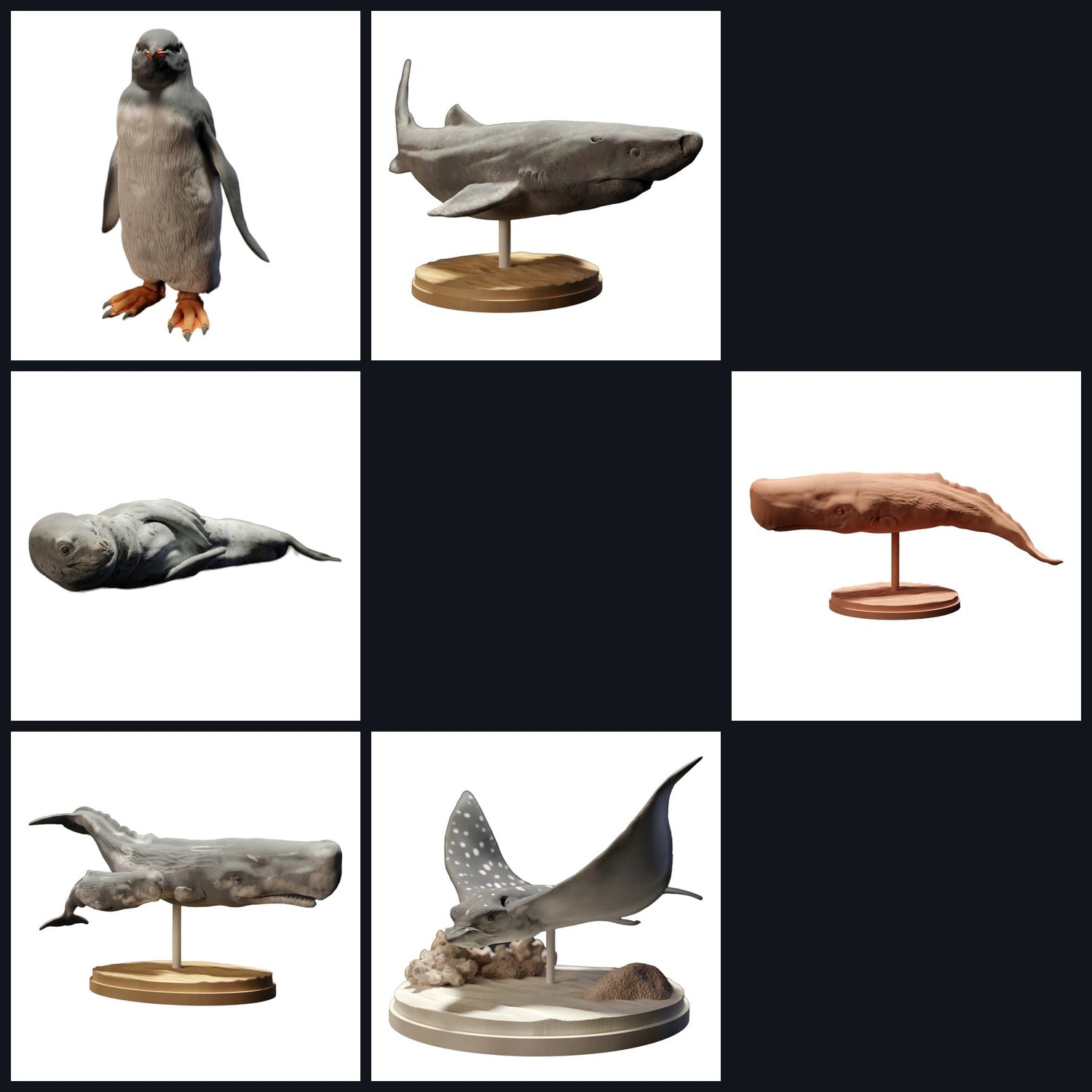 Esta imagen es la imagen de categoría para el lanzamiento 23_07: Tropische Tierminiaturen und Tierfiguren für Diorama & Modellbau