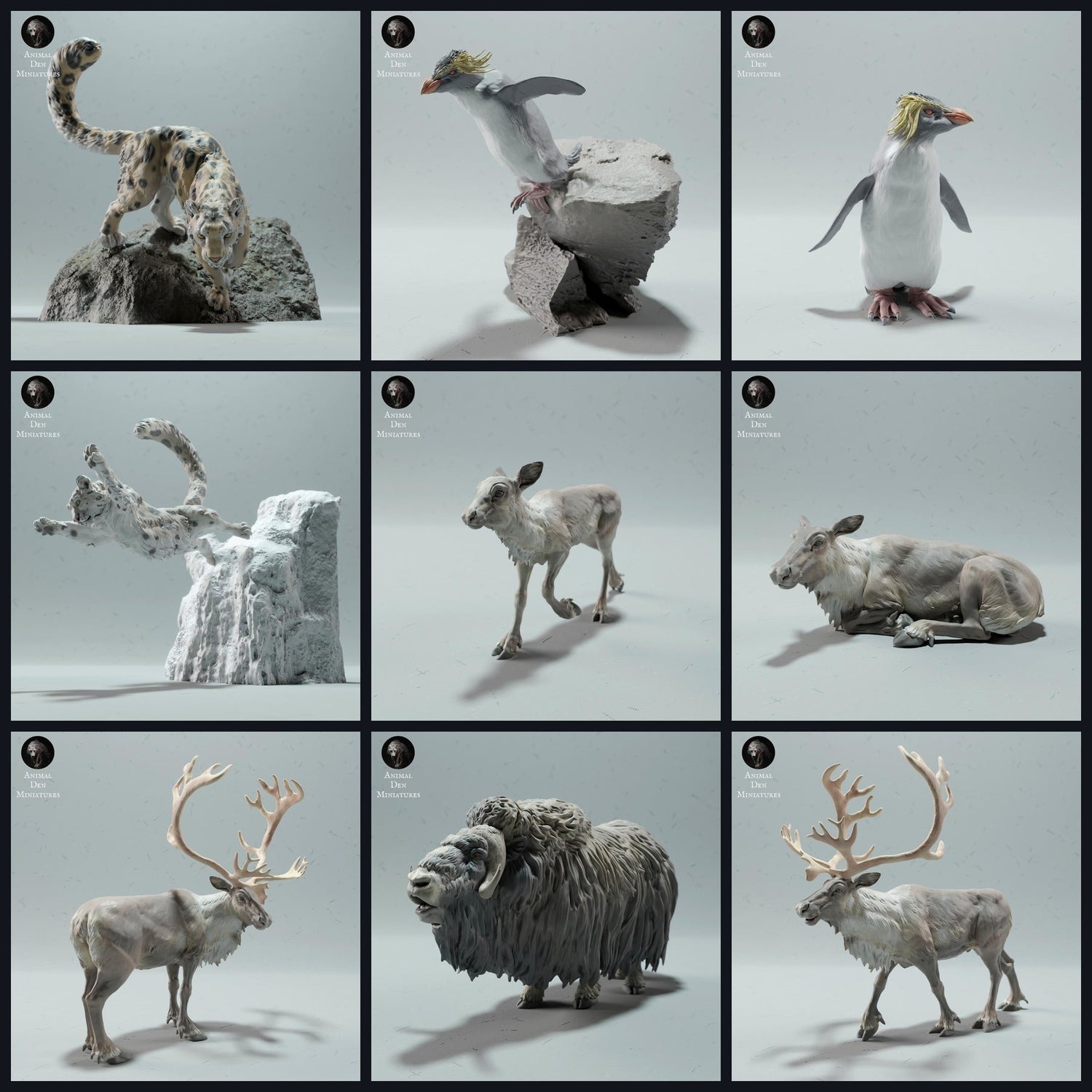 Esta imagen es la imagen de categoría para el lanzamiento 22_12: Tundra-miniaturas de animales para dioramas y modelismo