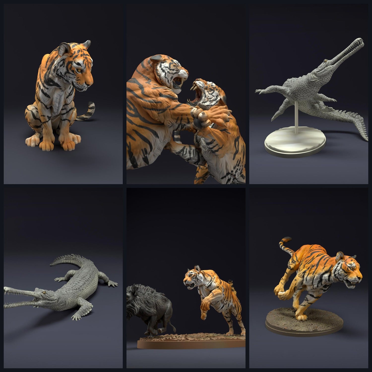 Esta imagen es la imagen de categoría para el lanzamiento 22_08: Wildtierfiguren für Diorama & Modellbau