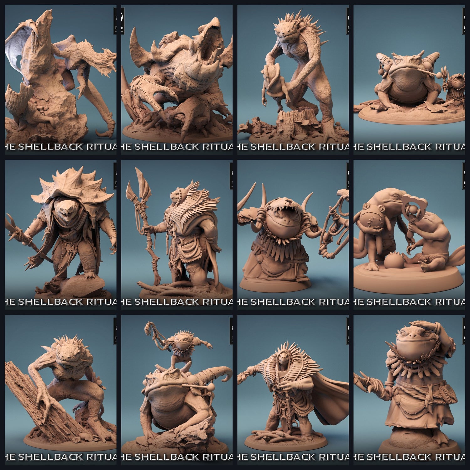 Esta imagen es la imagen de categoría para el lanzamiento 23_10: The Shellback Ritual - Rescale 3D-Miniaturen
