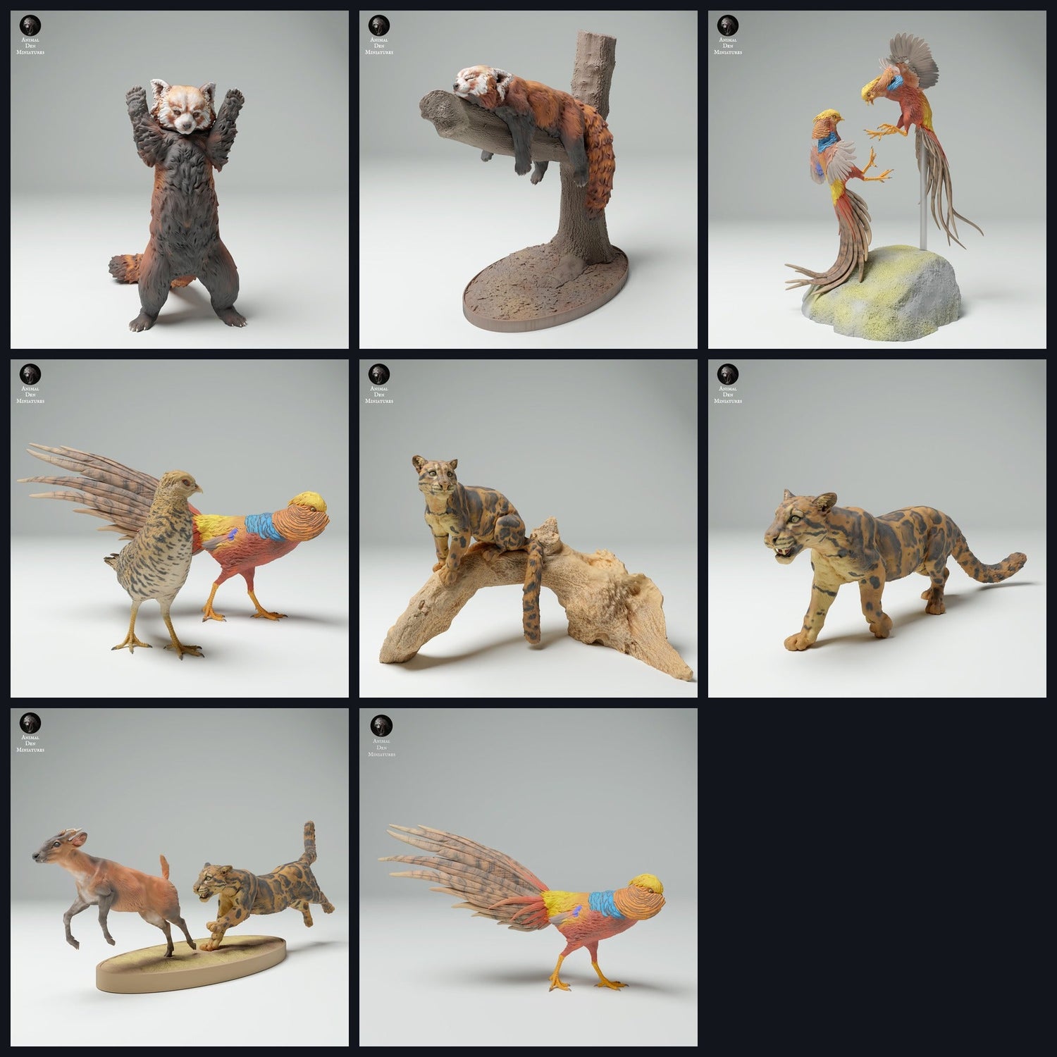 Esta imagen es la imagen de categoría para el lanzamiento 25_02: Asiatische Tierfiguren und Tierminiaturen für Diorama und Modellbau
