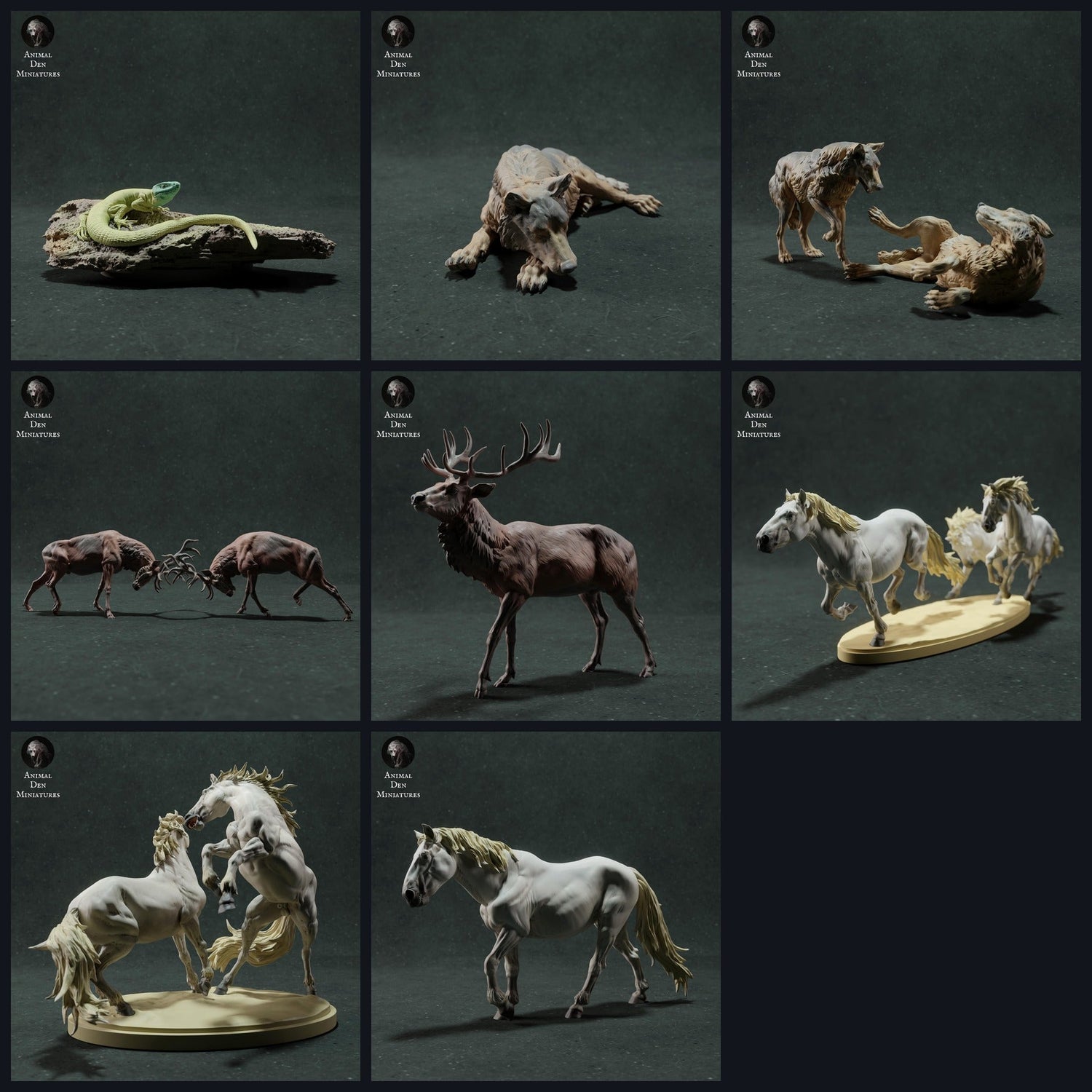 Esta imagen es la imagen de categoría para el lanzamiento 22_11: Wildtierminiaturen und Tierfiguren für Diorama und Modellbau