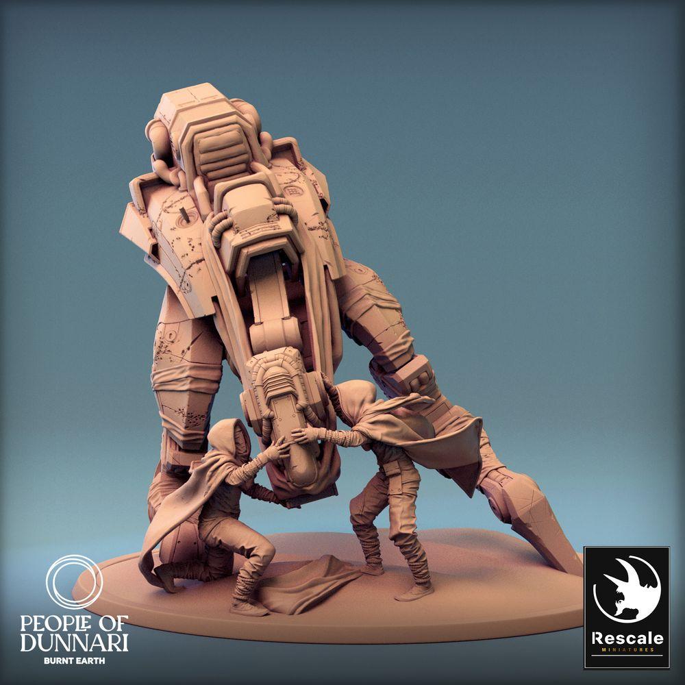Kategoriebild Läufer & Mechs (28mm, 32mm & ausgewählte 75mm) mit unbemalten Tabletop-Miniaturen oder Geländeteilen