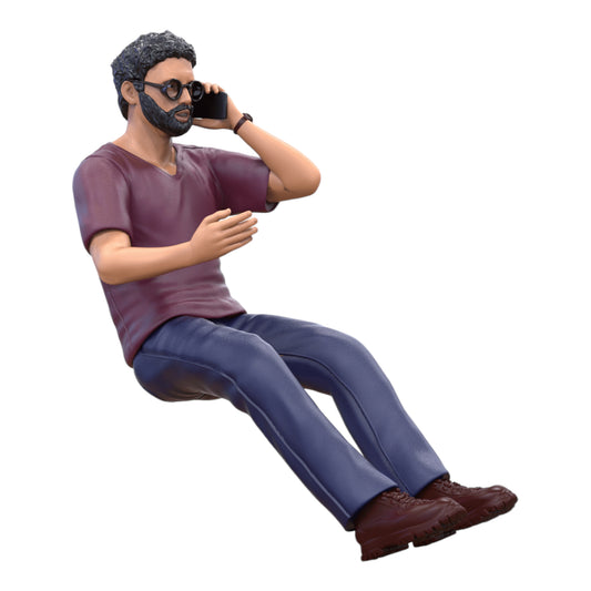 Foto del producto diorama y modelo de miniatura: Hombre al teléfono