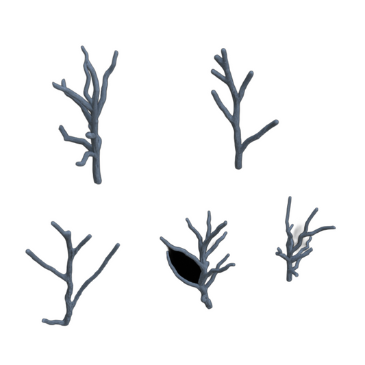 Foto del producto de diorama y decoración de modelismo, accesorios: 0: Árboles: 5 ramas y ramitas