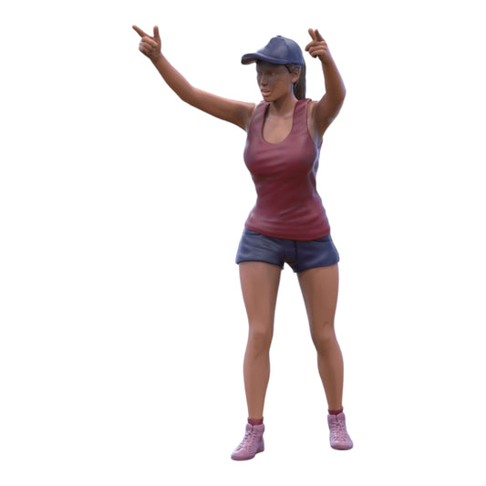 Foto del producto Diorama y modelismo figura en miniatura: Fan femenina