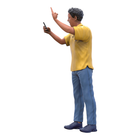 Foto del producto Diorama y modelismo figura en miniatura: Fan masculino