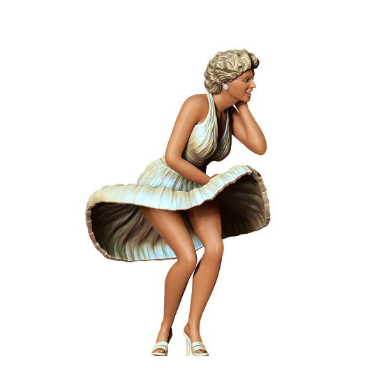 Foto del producto 0: Modelo e ícono de actor - Mujer vintage con vestido