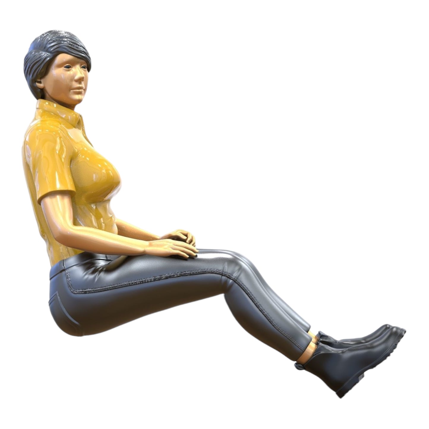 Foto del producto Diorama y modelo de figura en miniatura: mujer sentada