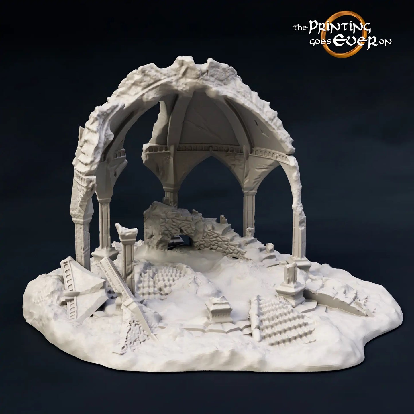 Produktfoto Tabletop 28mm The Printing Goes Ever On (TPGEO) 0: Fehntop Ruine - Verfallener Außenposten der Wildnis