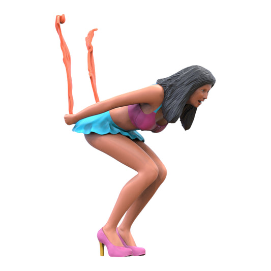 Foto del producto Diorama y modelo de miniatura: Mujer comenzando la carrera