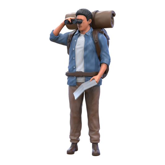 Foto del producto Diorama y modelismo figura en miniatura: Caminante con mochila