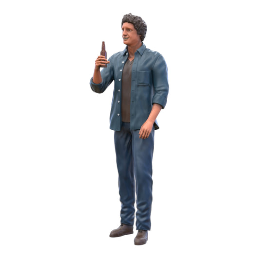 Foto del producto diorama y modelo de miniatura: Hombre con botella de cerveza