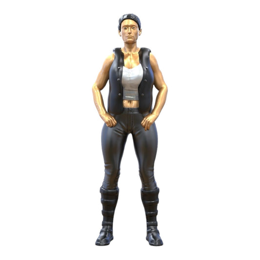 Miniatura: Miembro femenino de motocicleta/banda con chaleco (Nº 284)