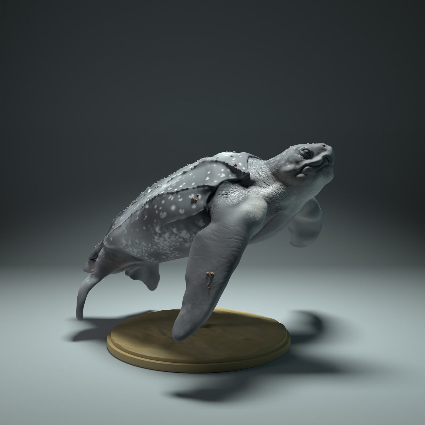 Produktfoto Tier Figur Diorama, Modellbau: 0: Meerestier Figur: schwimmende Lederschildkröte (Ref 01_01_32)