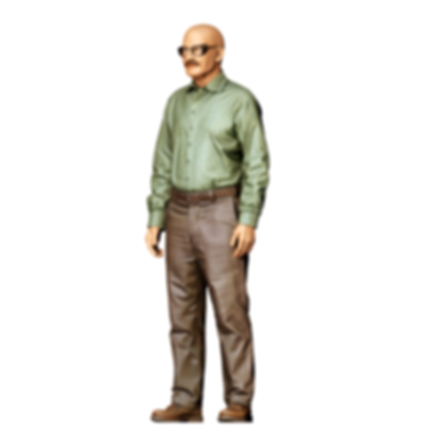 3DP Miniatures 3: Stehende Figur: Mann mit Sonnenbrille & Langarmhemd (Ref. Nr. 507)