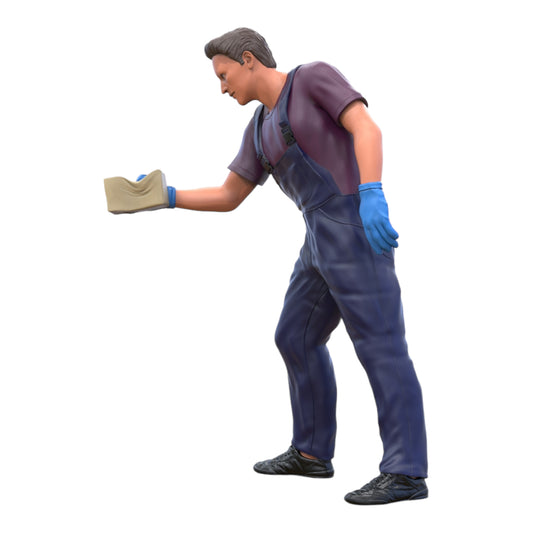 Foto del producto Diorama y modelismo figura en miniatura: Lavador de autos 2