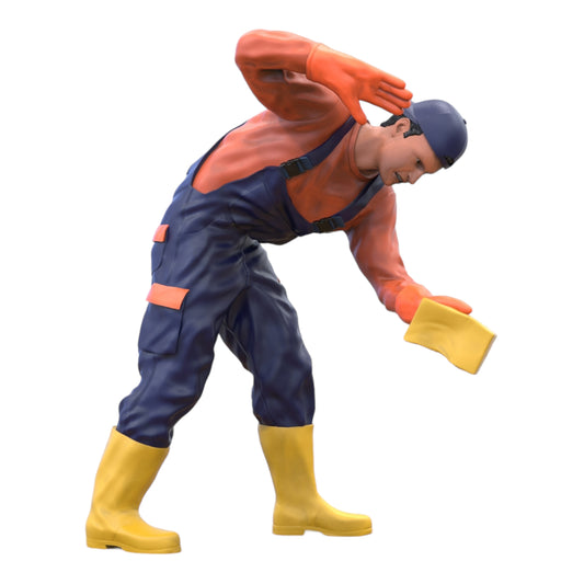 Foto del producto Diorama y modelo de figura en miniatura: Lavador de autos 4