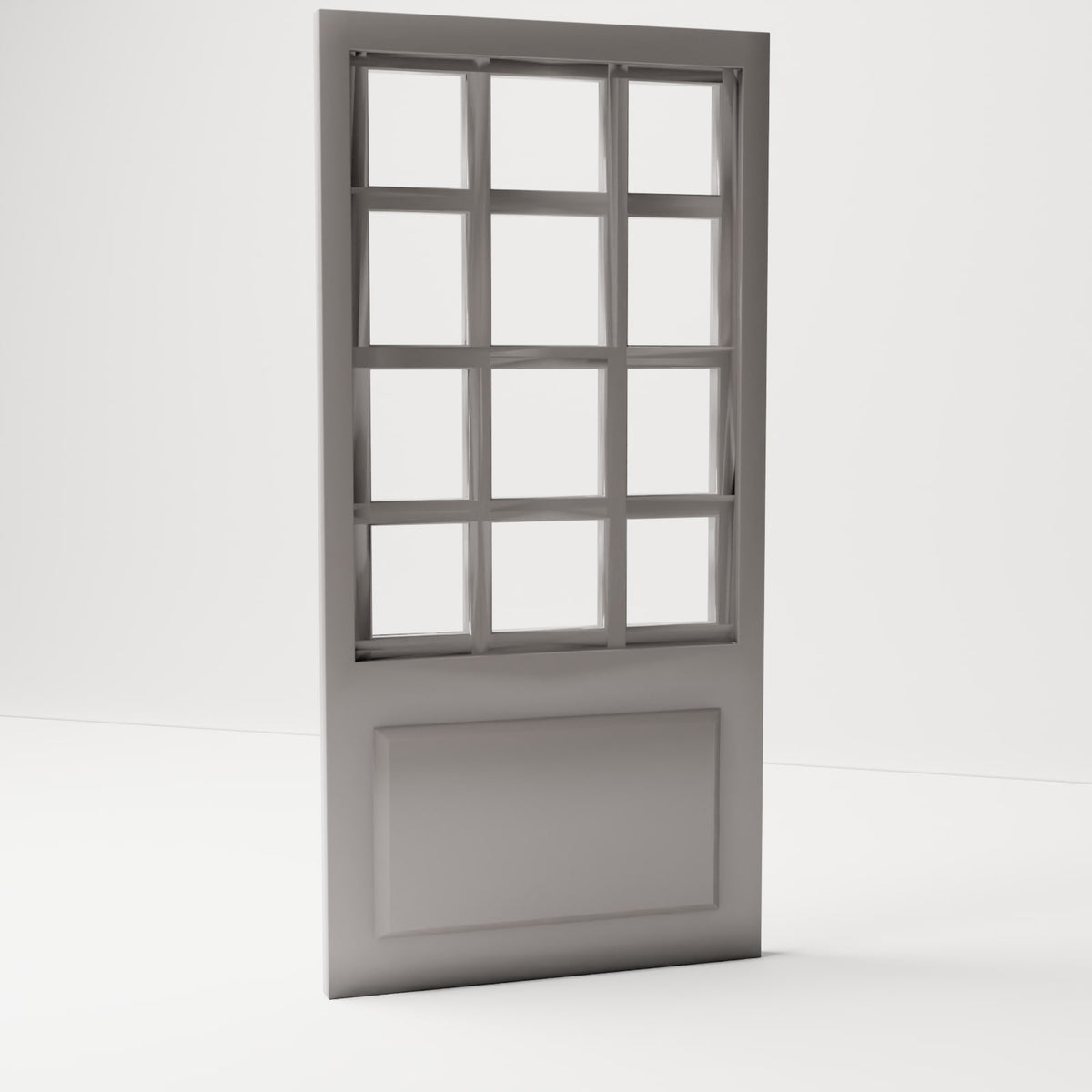MyPortal 129 3: Detalles de edificio para diorama: puerta clásica con ventana de cuarterones (Ref. 129D)