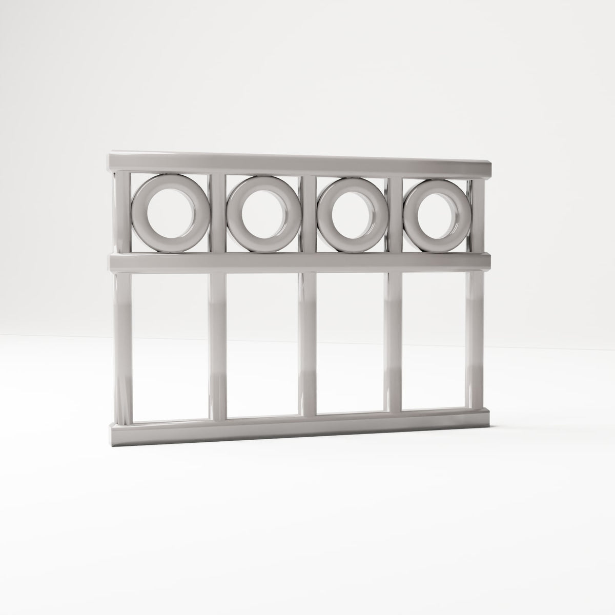 MyPortal 132 3: Terreno para diorama: elemento decorativo de valla con anillas (Ref. 132D)