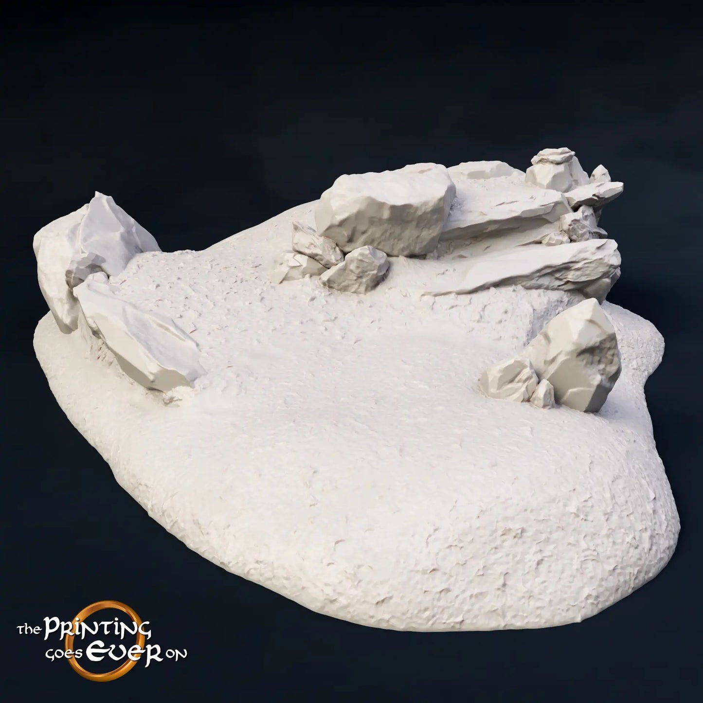 Produktfoto Tabletop 28mm The Printing Goes Ever On (TPGEO) 0: Hügel Terrain Typ C - Sanfte Erhebung in Graslandschaft