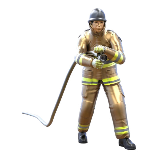 Foto del producto Diorama y modelo de figura en miniatura: Bombero 1