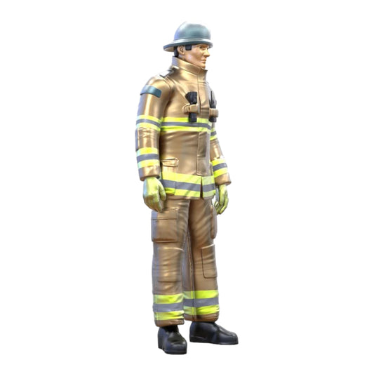 Foto del producto Diorama y modelo de figura en miniatura: Bombero 2