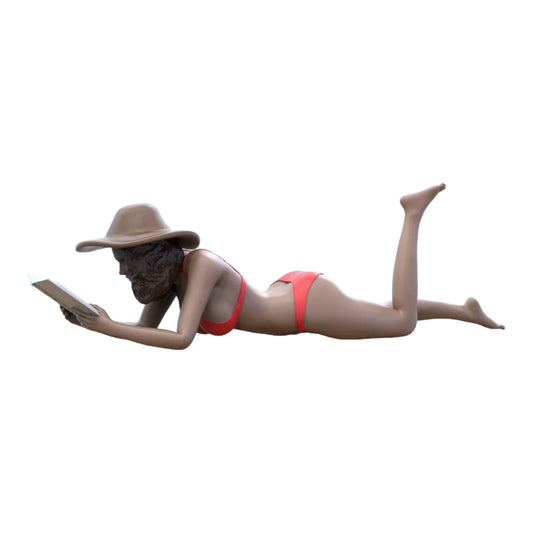 Foto del producto Diorama y modelismo miniatura figura: Mujer en la playa 2