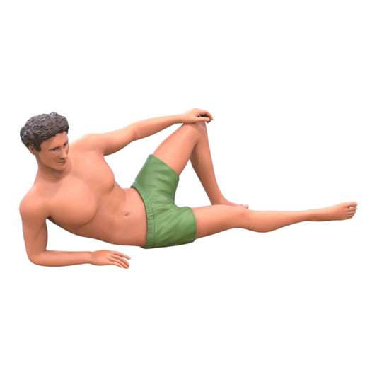 Foto del producto Diorama y modelismo miniatura figura: Hombre en la playa 1