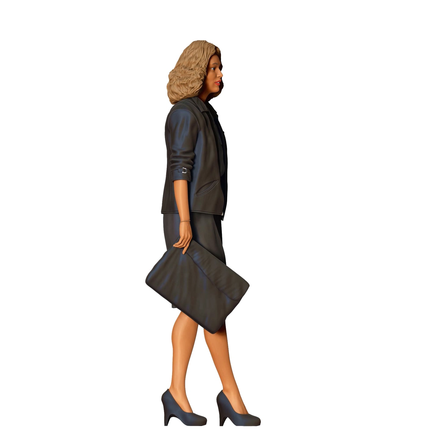 Foto del producto Diorama y modelismo figura en miniatura: Mujer atractiva - Instructora con carpeta