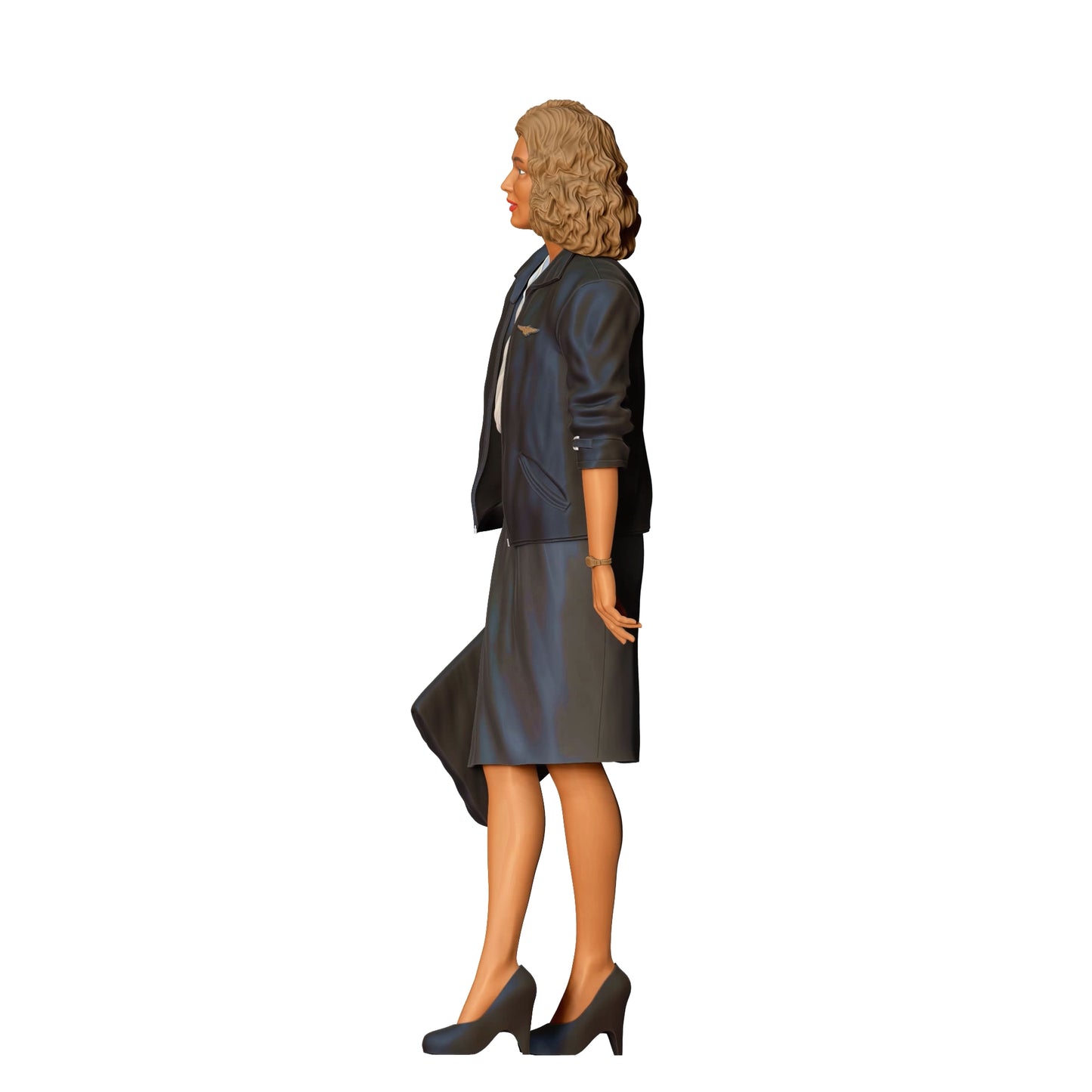 Foto del producto Diorama y modelismo figura en miniatura: Mujer atractiva - Instructora con carpeta