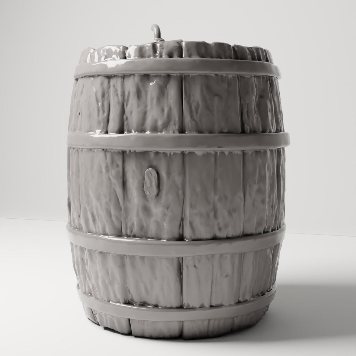 MyPortal 194 3: Diorama de campamento y mercado: barril de cerveza rústico con grifo (Ref. 194D)