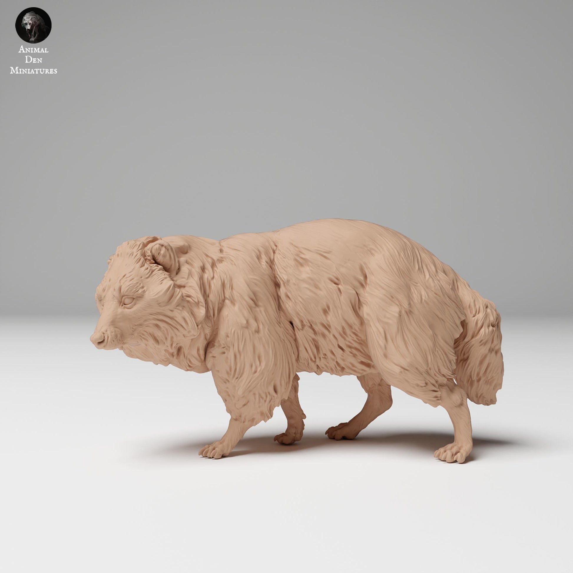 Foto del producto figura de animal diorama, modelismo: 0: figura de fauna salvaje: Tanuki – perro mapache (Ref 24_11_03)