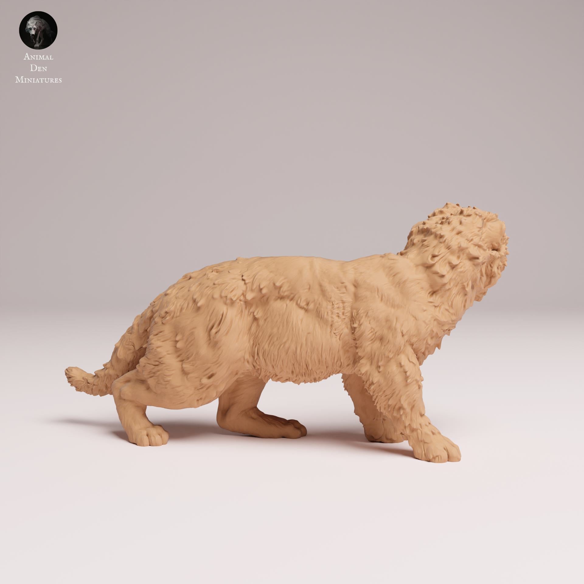 Foto del producto Figura de animal Diorama, Modelismo: 0: Figura de fauna salvaje: Cachorro de Leopardo de Amur – Miniatura de animal para dioramas (Ref 25_07_17)