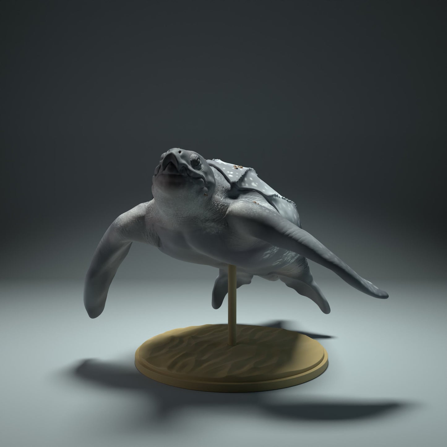Produktfoto Tier Figur Diorama, Modellbau: 0: Meerestier Figur: schwimmende Lederschildkröte (Ref 01_01_32)