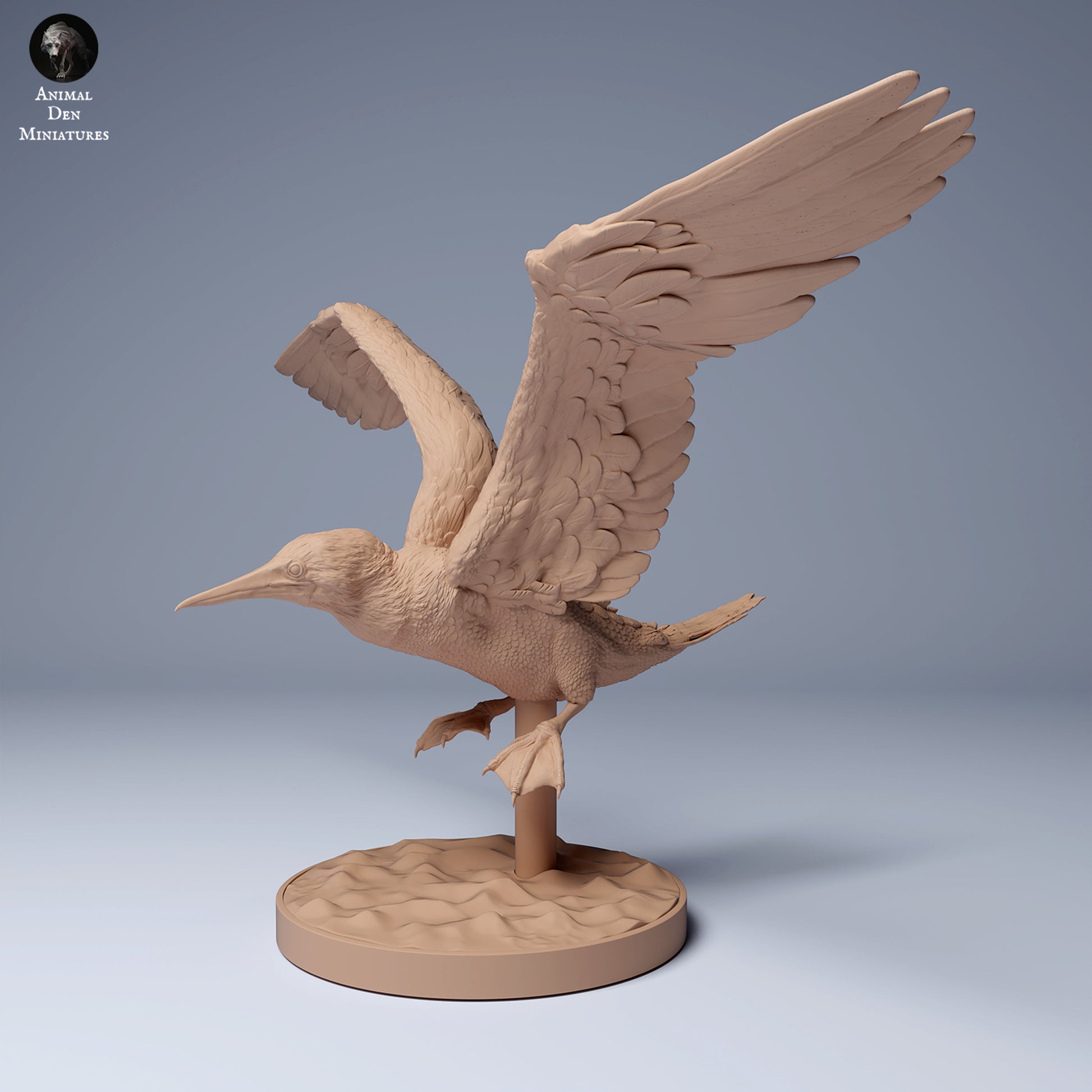 Foto del producto Figura de animal Diorama, Modelismo: 0: Figura de animal marino: Piquero de patas azules en vuelo (Ref 24_08_07)