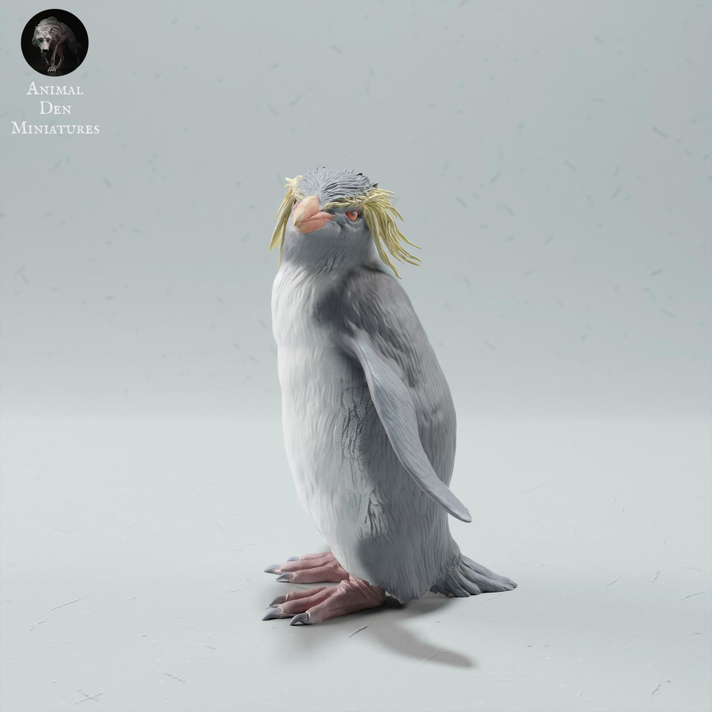 Foto del producto Figura de animal Diorama, Modelismo: 0: Figura de animal marino: Pingüino de roca – Rockhopper (Ref 01_01_64)