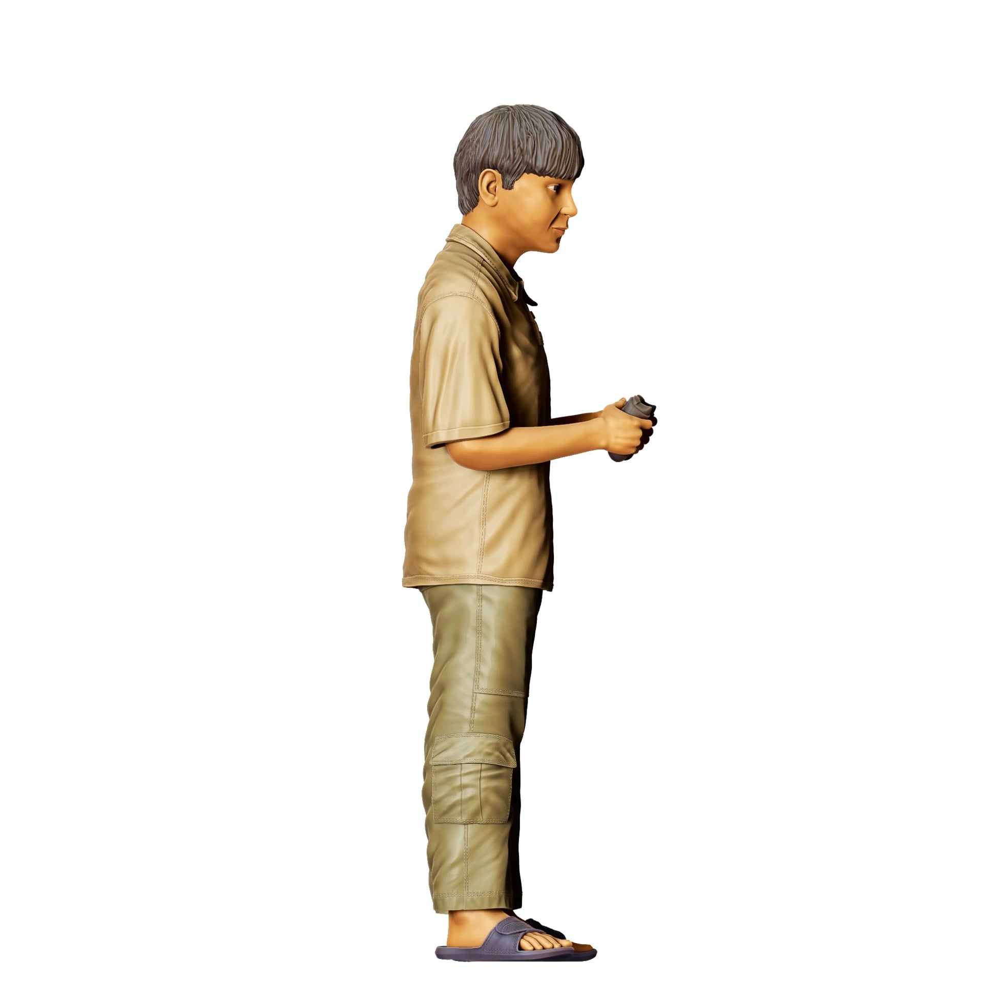 Foto del producto de modelismo diorama 0: Niño jugando con coche RC A (Ref. Nr. 371)