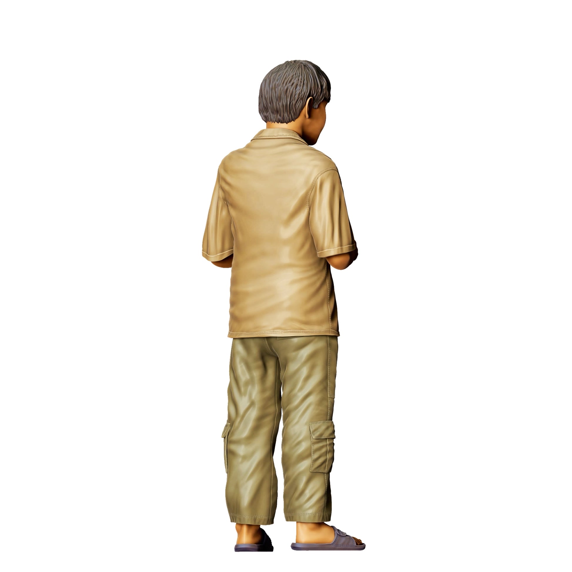 Foto del producto de modelismo diorama 0: Niño jugando con coche RC A (Ref. Nr. 371)