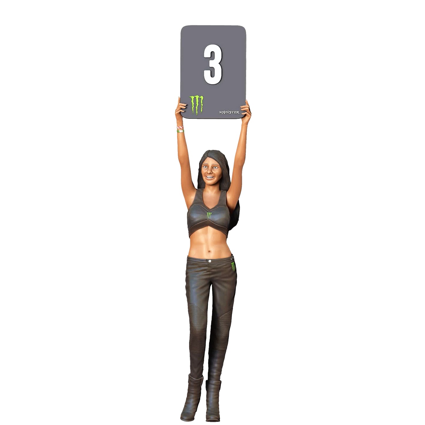 Produktfoto 0: Grid Girl: Frau mit Schild 2 - Rennbetrieb
