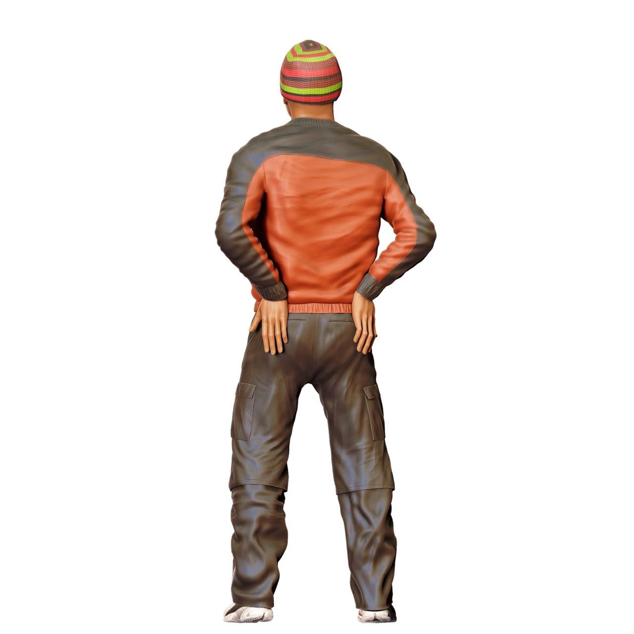 Miniatura: Hombre con gorra y chaqueta de cuero (N.º 281)