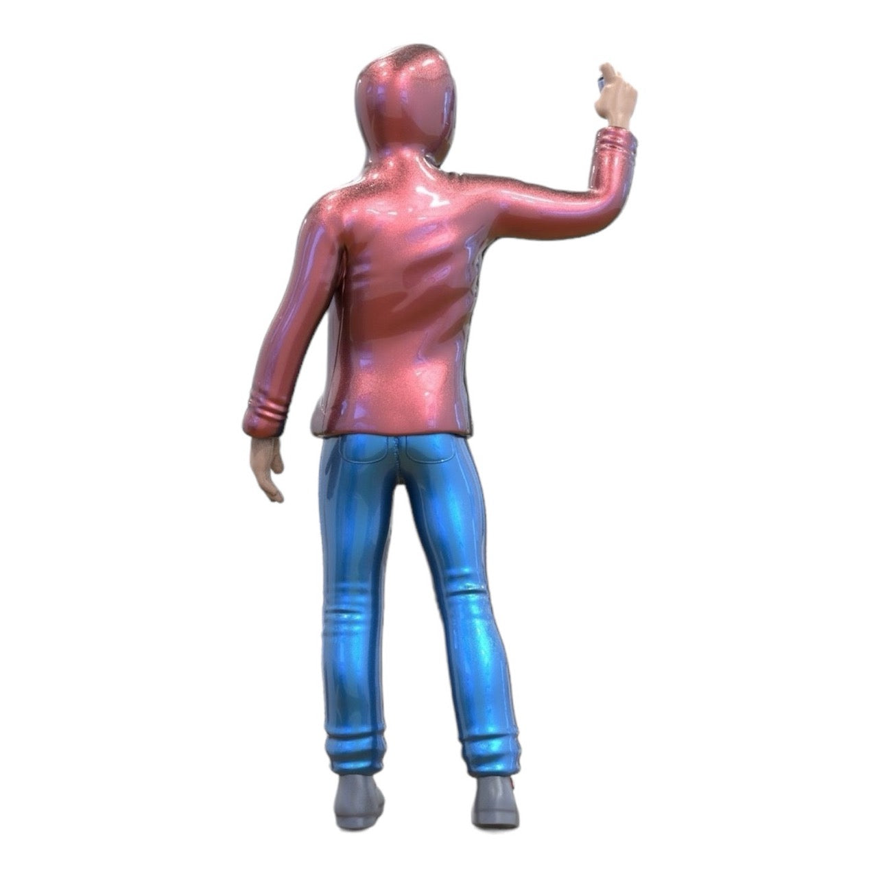 Imagen del producto 6 de 6: Miniatura: Joven Sprayer - Joven con sudadera con capucha y bote de spray de graffiti (Nº 286)