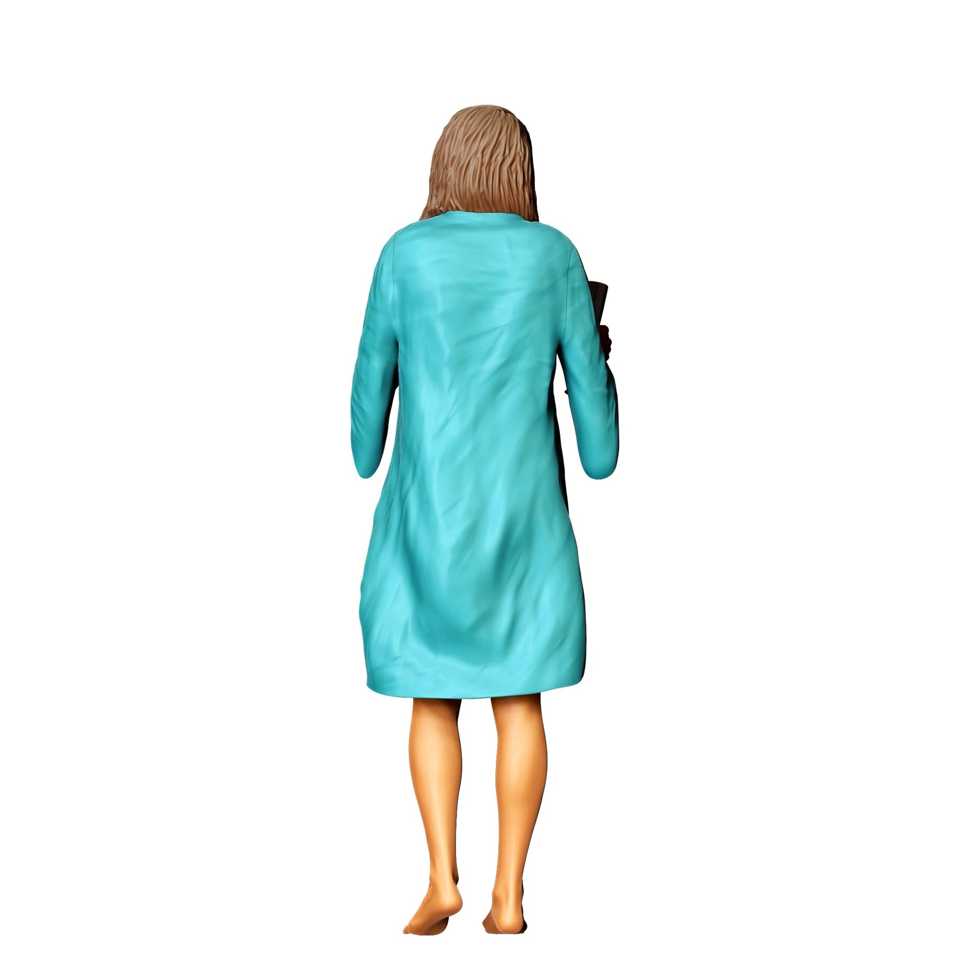 Foto de producto de modelismo diorama 0: Fiesta en la piscina - Mujer con traje de baño y copa de champán (Ref. Nr. 322)