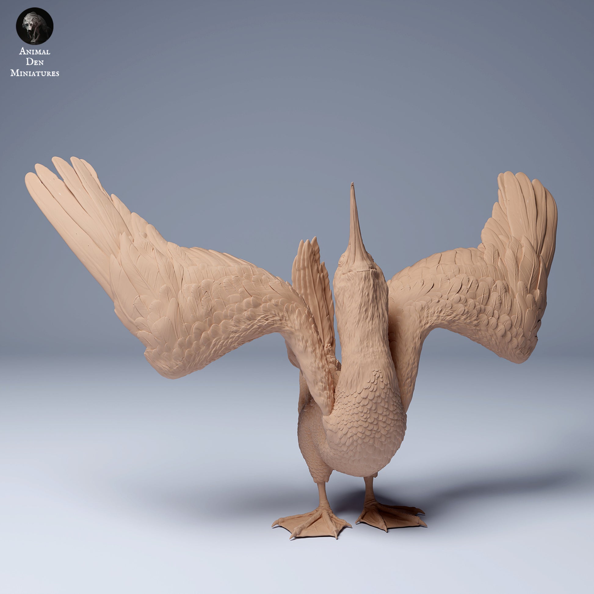 Foto del producto Figura de animal Diorama, Modelismo: 0: Figura de animal marino: Piquero de patas azules – Pose de baile (Ref 24_08_08)