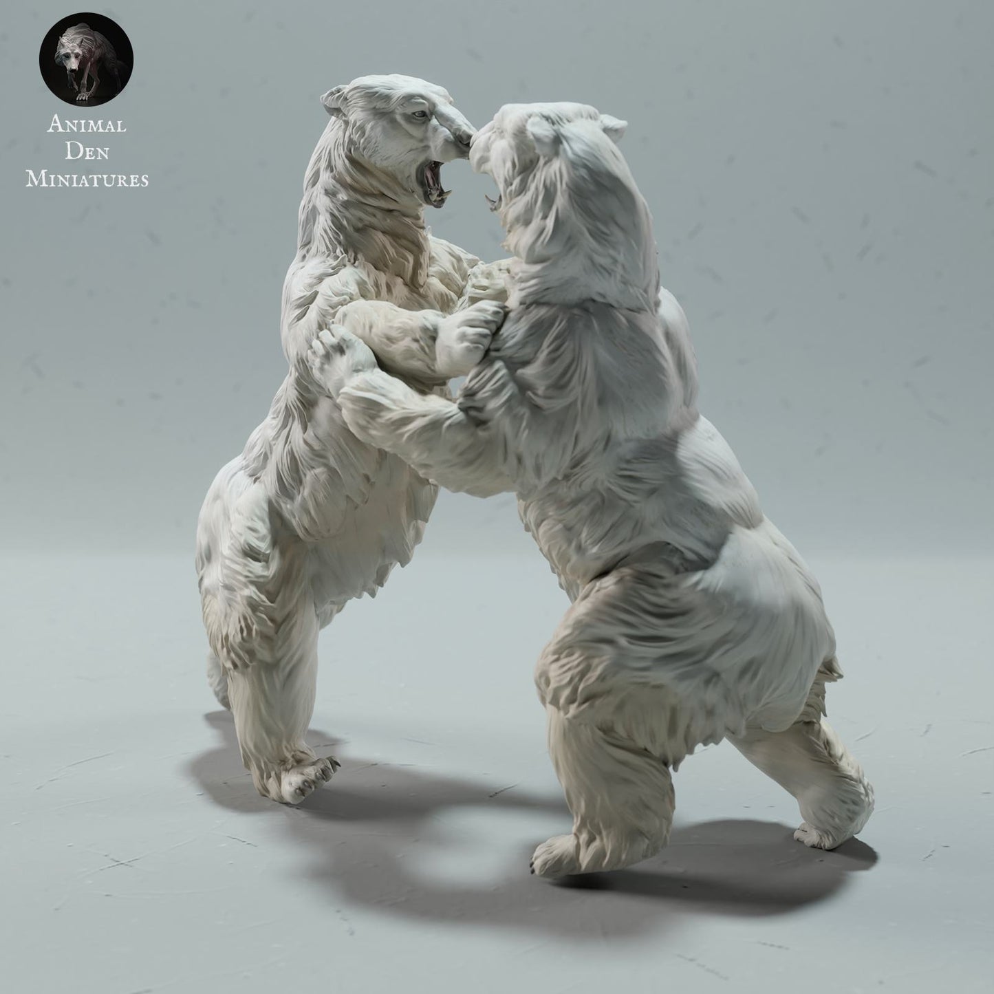 Produktfoto Tier Figur Diorama, Modellbau: 0: Wildtier Figur: kämpfende Eisbären – Polar Bear Duo (Ref 01_01_25)