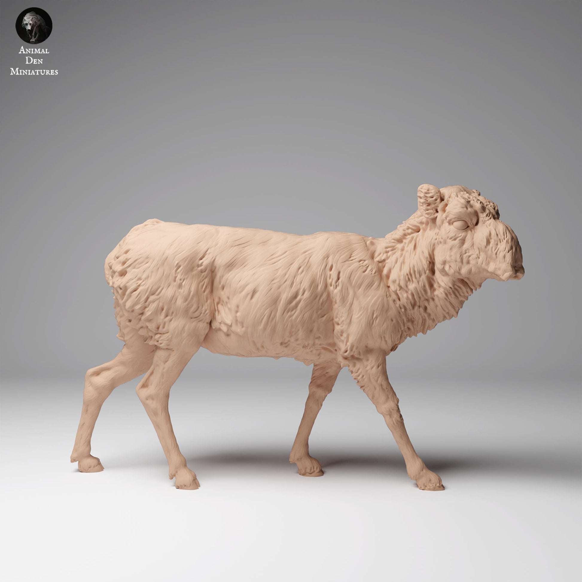 Foto del producto Figura de animal Diorama, Modelismo: 0: Figura de fauna salvaje: Antílope saiga mongol – Hembra en pelaje de invierno (Ref 24_12_14)