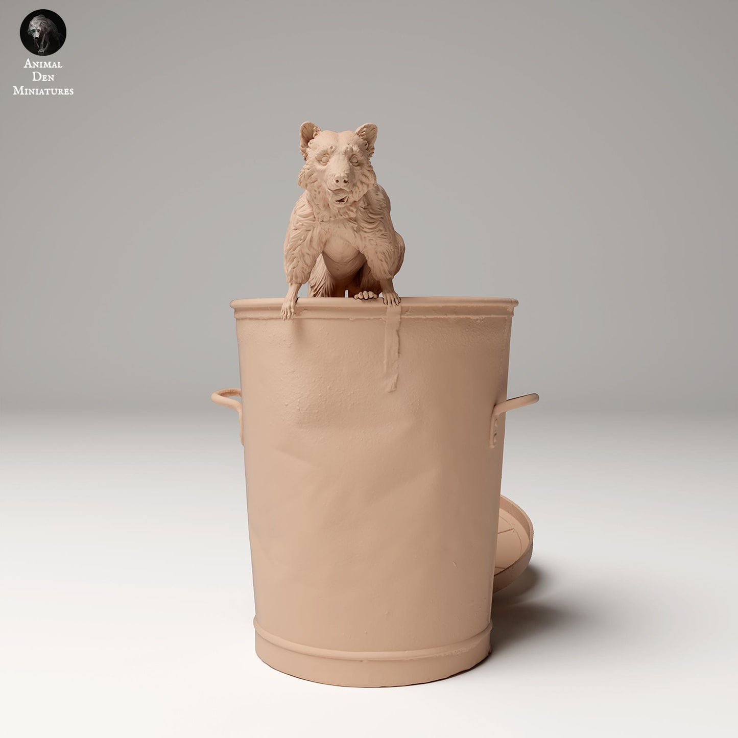 Produktfoto Tier Figur Diorama, Modellbau: 0: Wildtier Figur: Waschbär am Müll – Gewöhnlicher Waschbär (Ref 24_09_09)