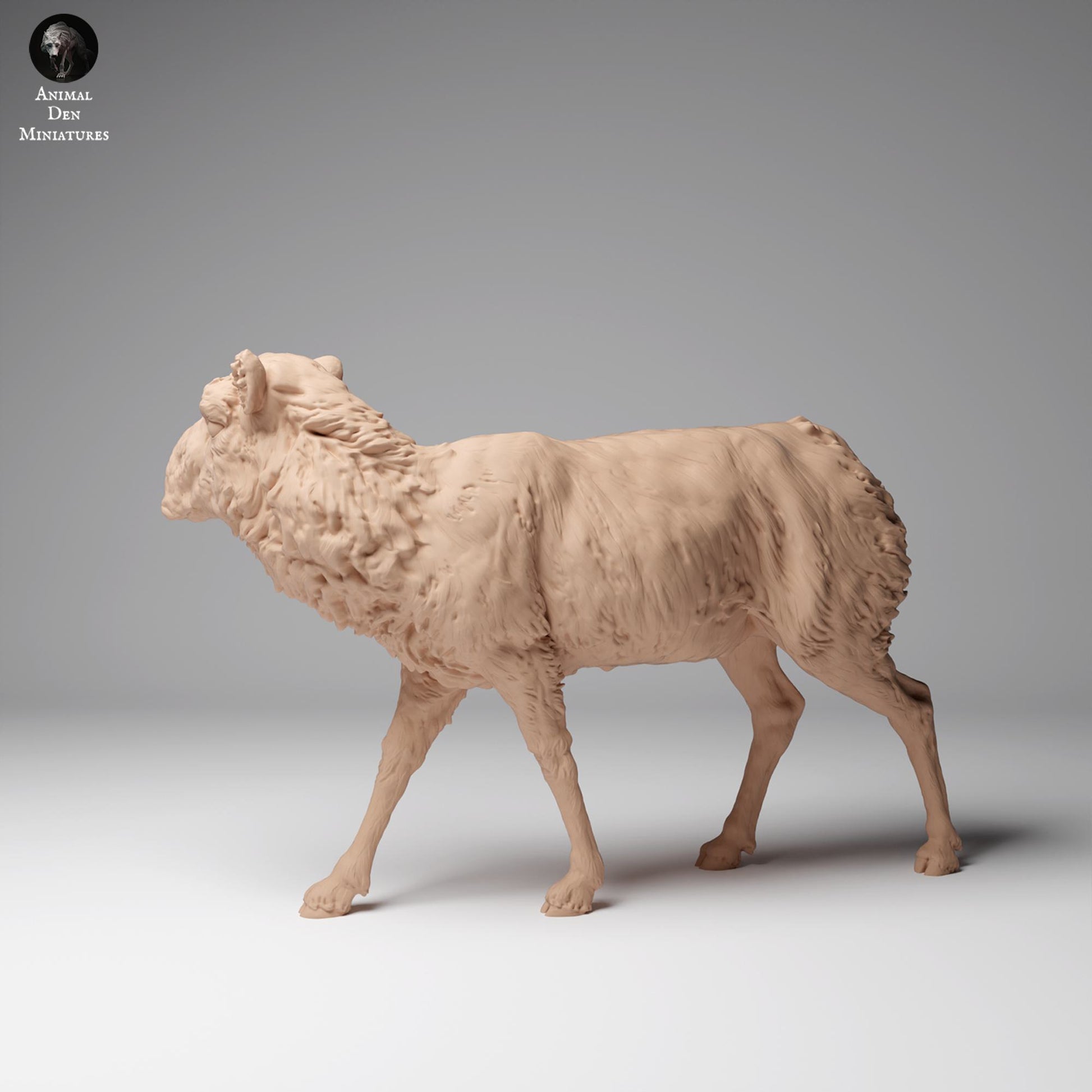 Foto del producto Figura de animal Diorama, Modelismo: 0: Figura de fauna salvaje: Antílope saiga mongol – Hembra en pelaje de invierno (Ref 24_12_14)