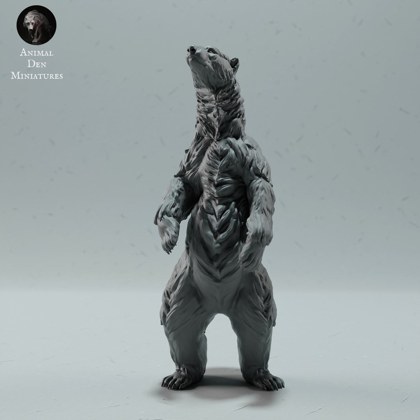 Produktfoto Tier Figur Diorama, Modellbau: 0: Wildtier Figur: stehender Eisbär – Polar Bear (Ref 01_01_26)